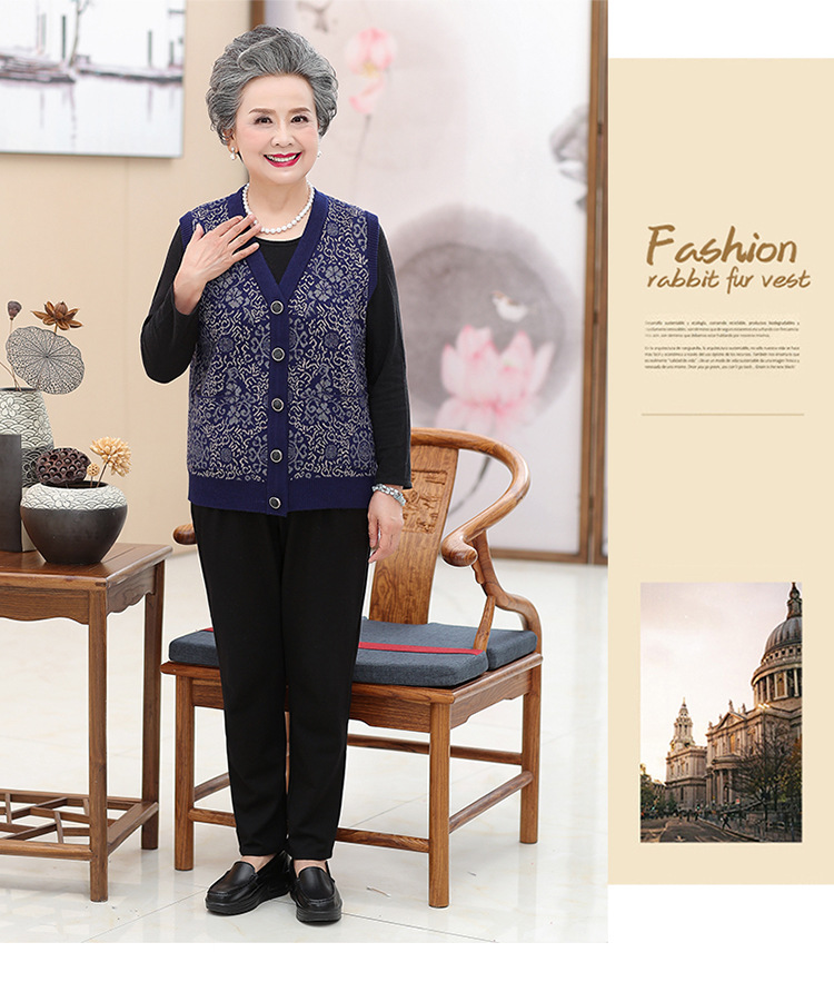 Gilet femme MOUTON ROUGE en Tricot - Ref 3317913 Image 18