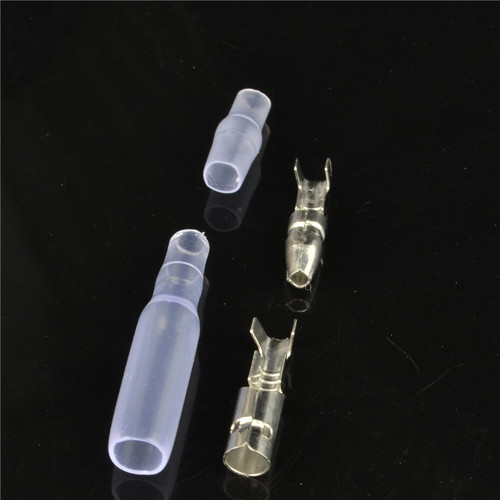 Single hole plug, spring 4mm, bullet terminal, connector, male and female plug, connection, cold-pressed terminal
