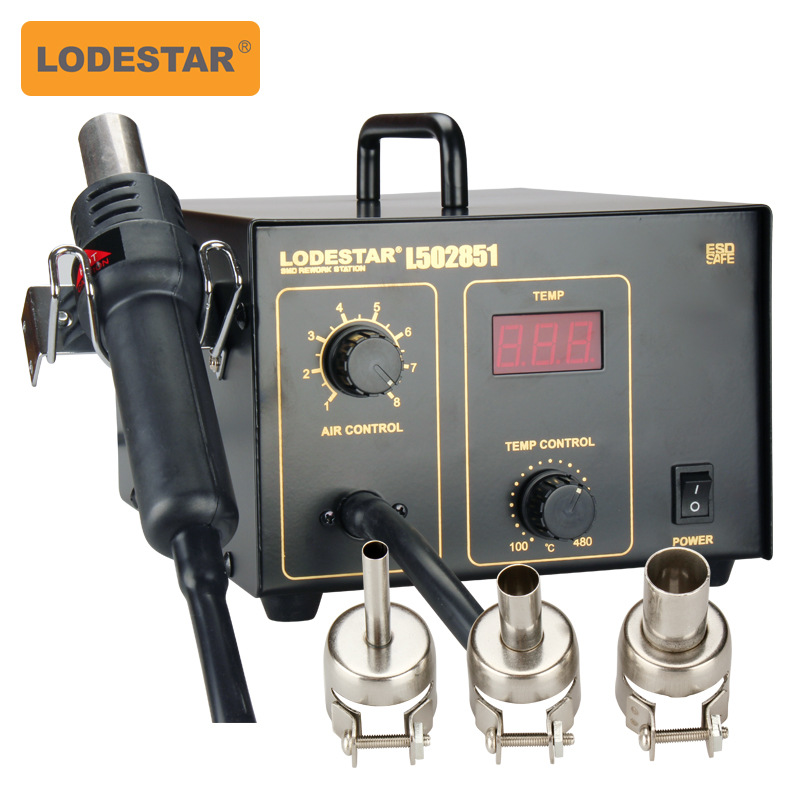 厂家直销 深圳乐达L502850热风拆焊台 台式调温热风拆焊台