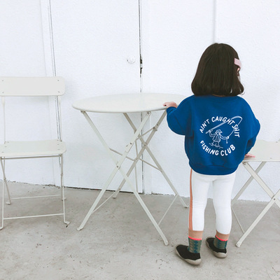 Autumn and winter New products Korean Edition Metrosexual Female baby children Children girl Cartoon pure cotton Socket Sweater