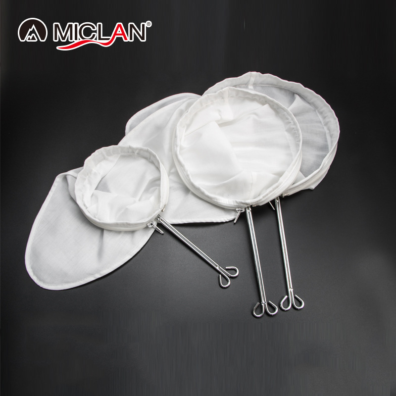 Factory direct milk tea filter bag Hong Kong steel ring pull tea stockings milk tea tea bag with steel ring