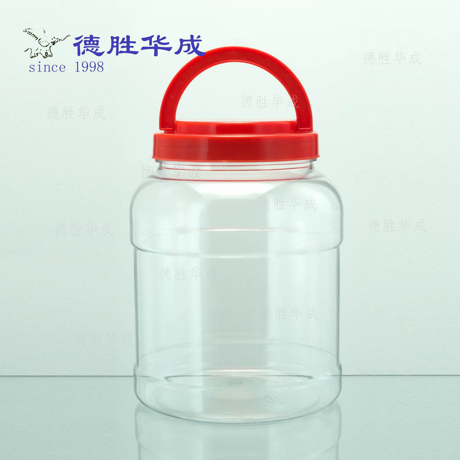 糖果瓶 蜜饯果干包装瓶 塑料食品包装罐 pet塑料瓶 透明瓶3.25L