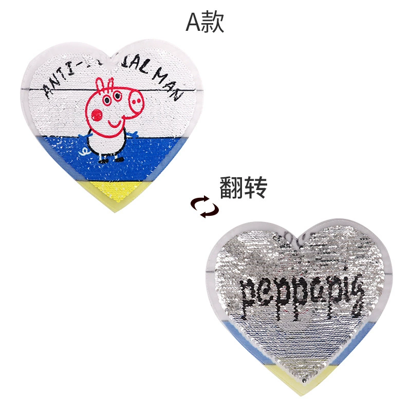 Персонажная Cartoon Pig превращение pattern декоративные жемчужины бисер вышивка с обеих сторон и наклейки в стиках оптом