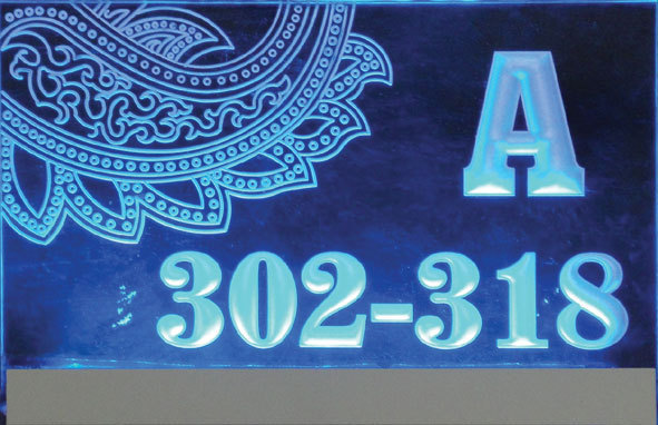 指示牌标识牌LED吊牌亚克力指示牌标牌 贵宾区标识 发光挂牌