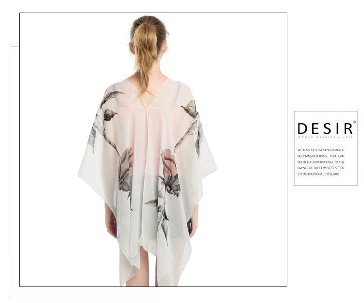 跑江湖丝巾批发 义乌围巾厂家 珍珠扣披肩厂家