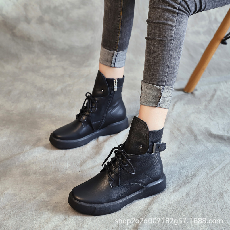 Bottes femme en En cuir - Ref 3355407 Image 3