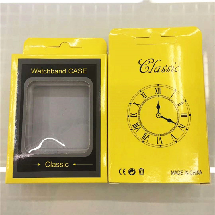 适用watch手表保护壳包装盒手表钢化膜纸盒吸塑折叠包装盒