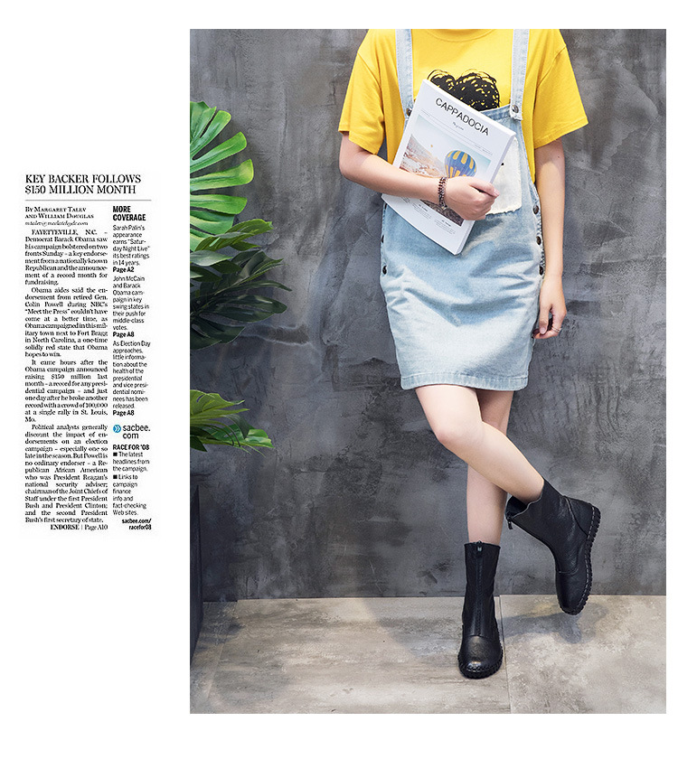 Bottes femme en En cuir - Ref 3354787 Image 33