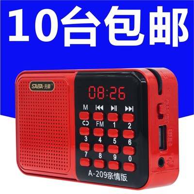 wholesale the elderly Small speakers radio Insert card sound portable mp3 music player horn Will pin gift