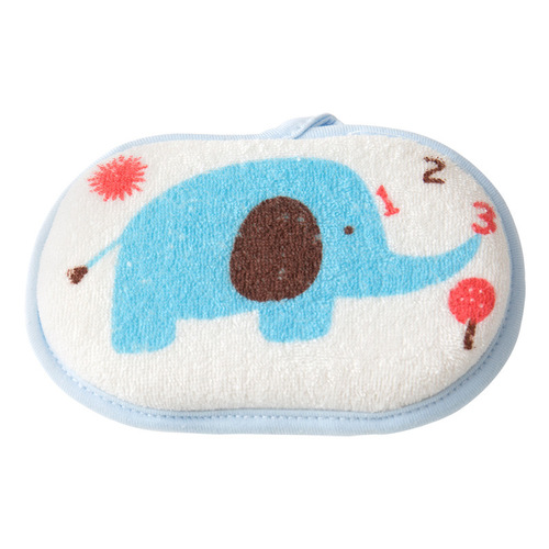 Baby bath cotton baby bath sponge children's bath towel bath ball bath wipe cartoon newborn sponge bath towel