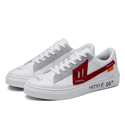 回天之力爆款学生板鞋抖音同款潮流小白鞋韩版透气运动休闲男鞋子