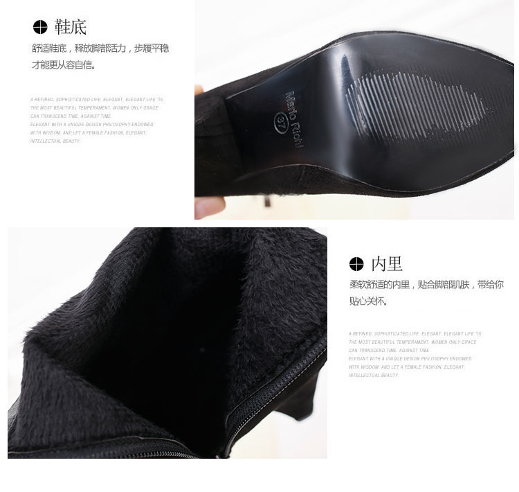 Bottes femme en Daim - Ref 3355396 Image 11