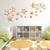 Shiny acrylic decorations on wall for bedroom, ebay, mirror effect