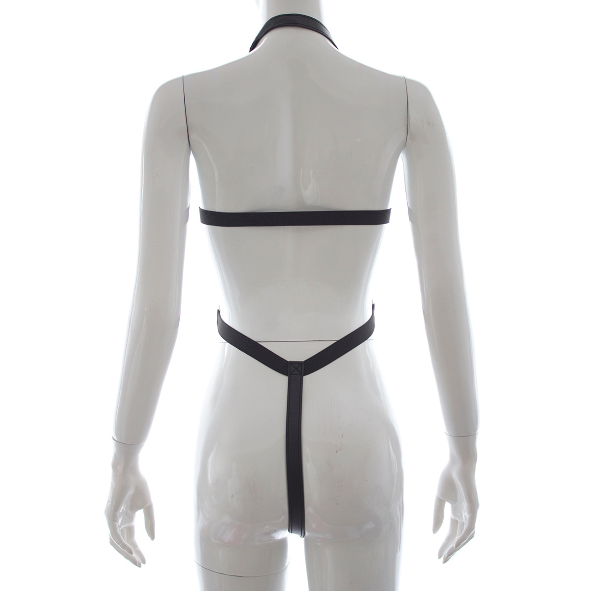 Tienda de fábrica al por mayor Amazon Comercio exterior suministro PU ropa rendimiento ropa de cuero tubería de acero juguetes alternativos coqueteo
