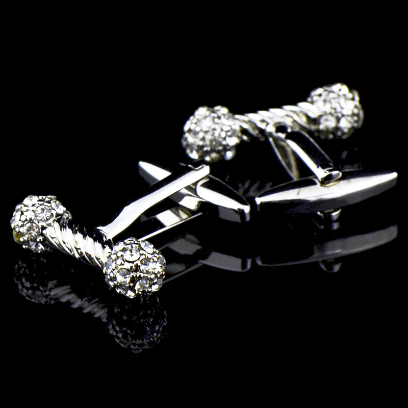 英博钻石罗马复古袖扣水晶镶钻袖钉法式纽扣525cufflinks/991433