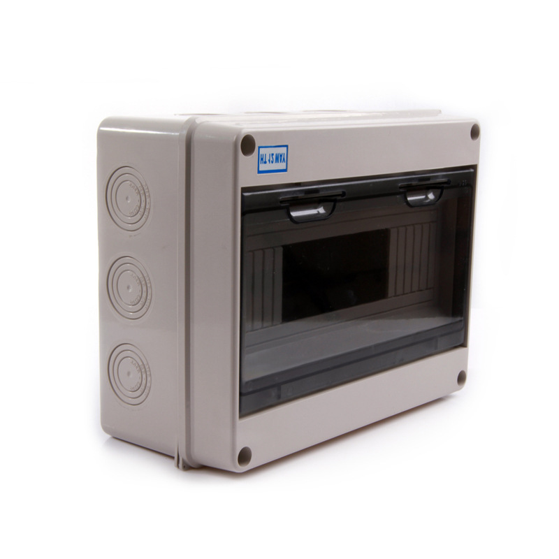 明装塑料配电箱 照明箱 8回路防水配电箱 空开盒HT-8 200*155*93