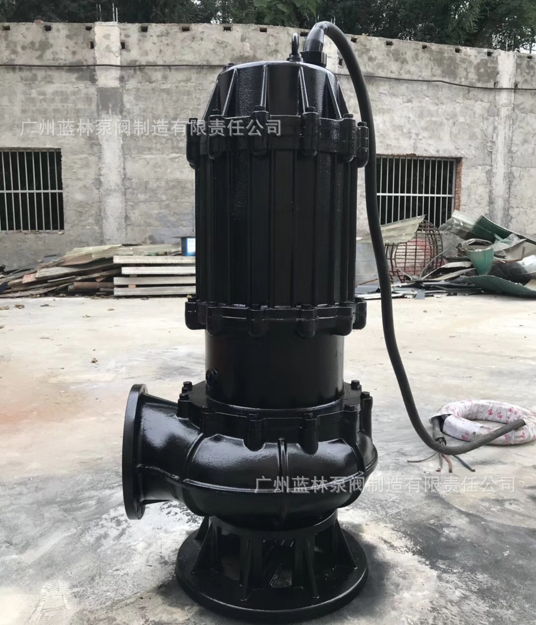 无堵塞移动式潜水泵切割自动搅匀排污泵 污水泵 15kw切割潜污泵