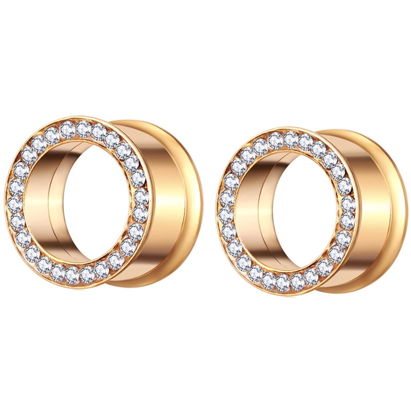 16G labret stud size and finish detail
