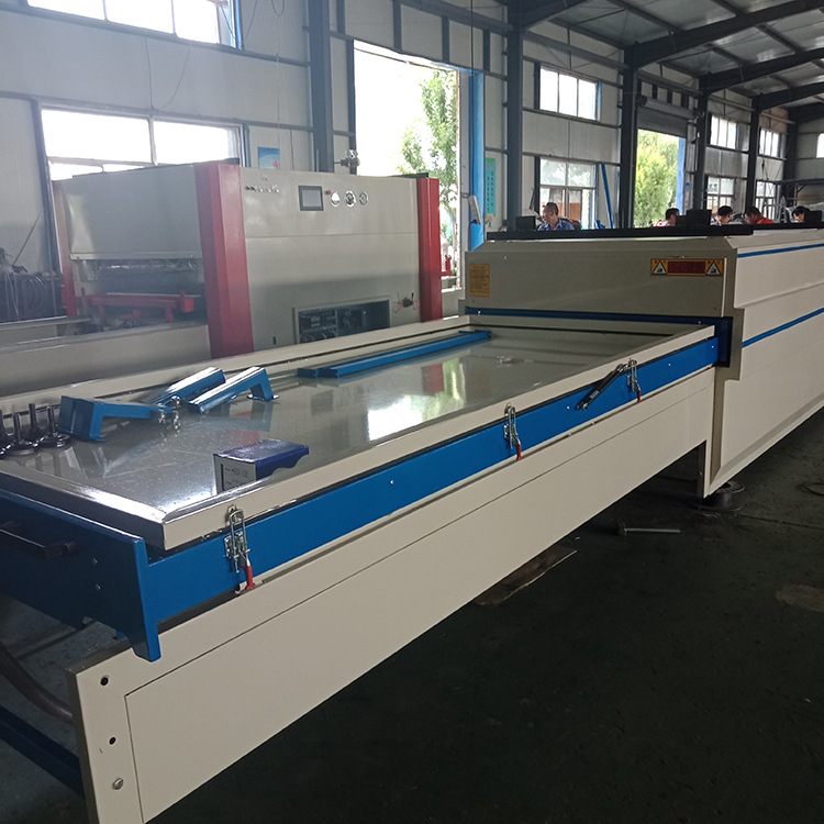 衣柜板亮光膜真空覆膜机 橱柜免漆门真空覆膜机 远红外立体加热