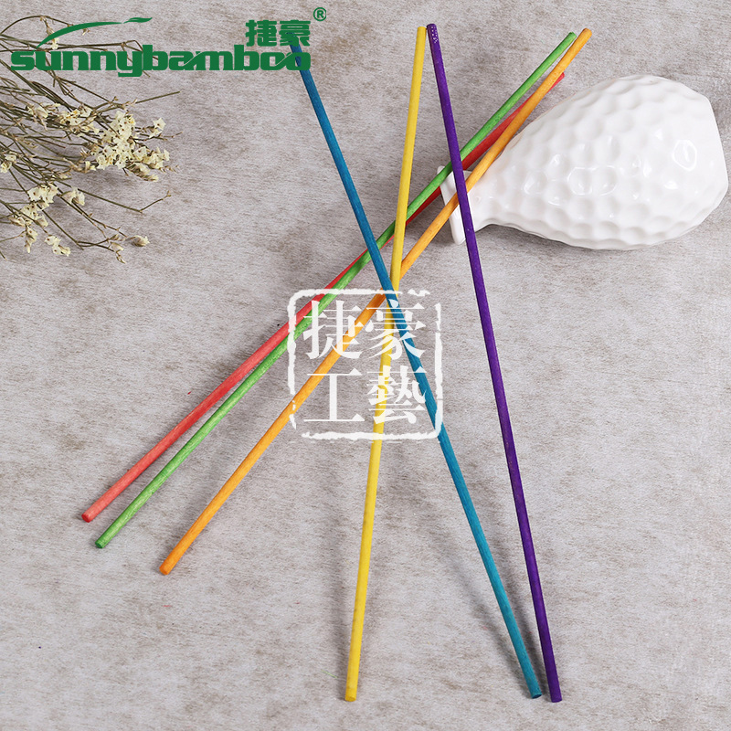 木质工艺多种规格彩色木棒美妆美容棒指甲美甲清洁棒可定制批发详情图6
