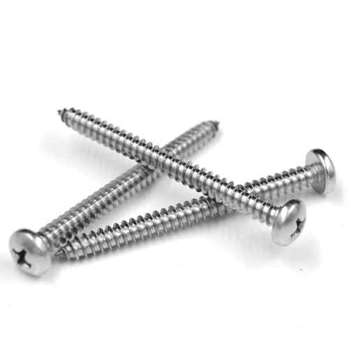 304 stainless steel round head self-tapping screw pan head cross head GB845 self-tapping wood screw M2M3M4M5M6