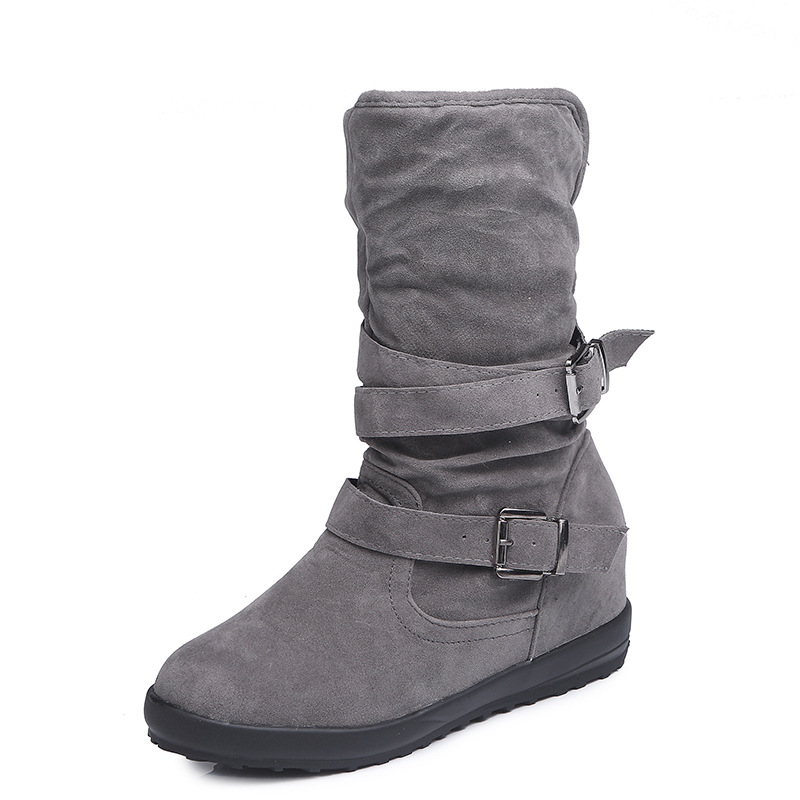 Bottes femme CHAOWANG en Daim - Ref 3355208 Image 5