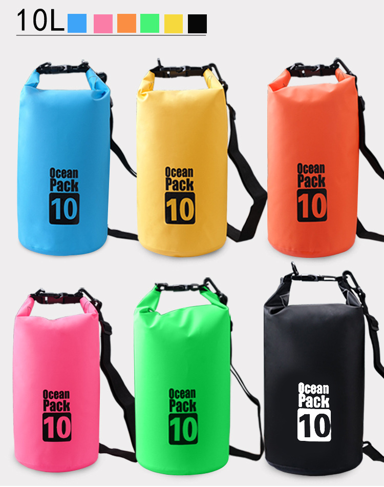 Fashion Solid Color Pvc Waterproof Bag Swimming Accessories display picture 1