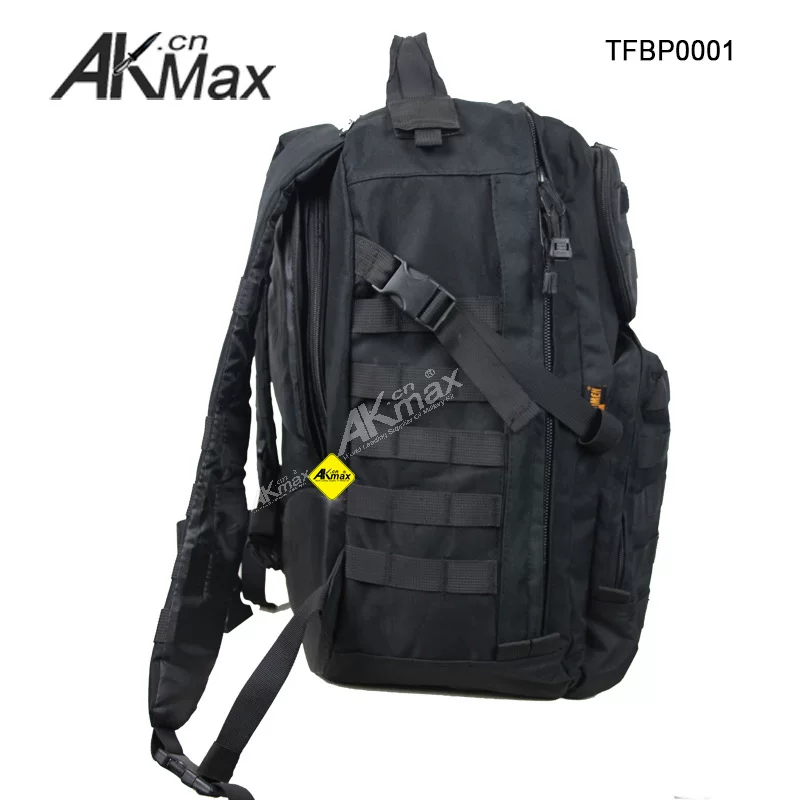 Small backpack outside climbing