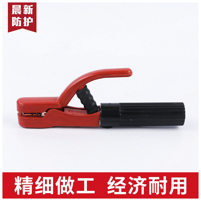 晨新供1000A至 尊纯铜锻造电焊钳 直向接线夹加厚加重防烫电焊夹|ru