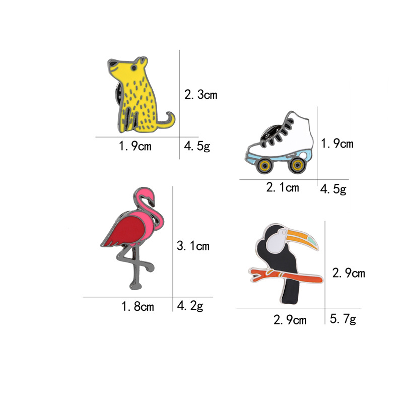 11g Weight Brooches Classification Daily Occasion Alloy Material Fruit Pattern Unisex Gender Enamel Design Fashion Style Fashion Pin Fruit Alloy Enamel Unisex Brooches 2