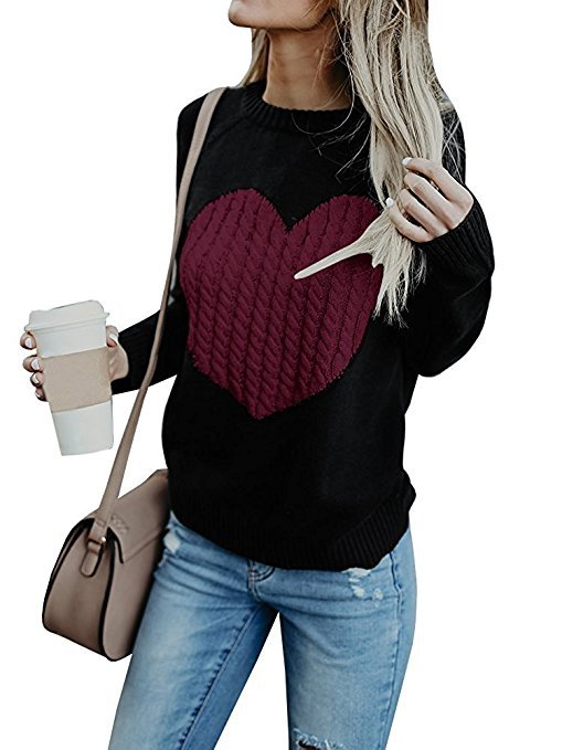 Women's Sweater Long Sleeve Sweaters & Cardigans Hollow Out Fashion Heart Shape display picture 105