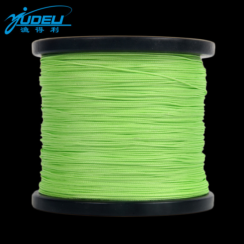 Yudeli 8-woven 1000 m PE línea fuerte línea de pesca de caballo línea de pesca línea trenzada popular en varios colores
