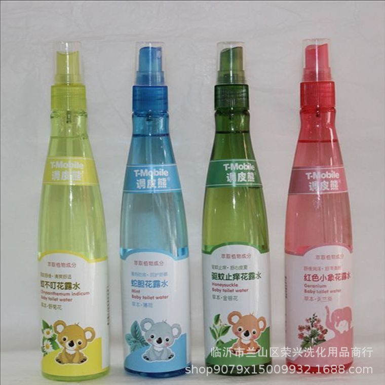 调皮熊花露水 驱蚊蛇胆花露水 厂家直销可定制批发