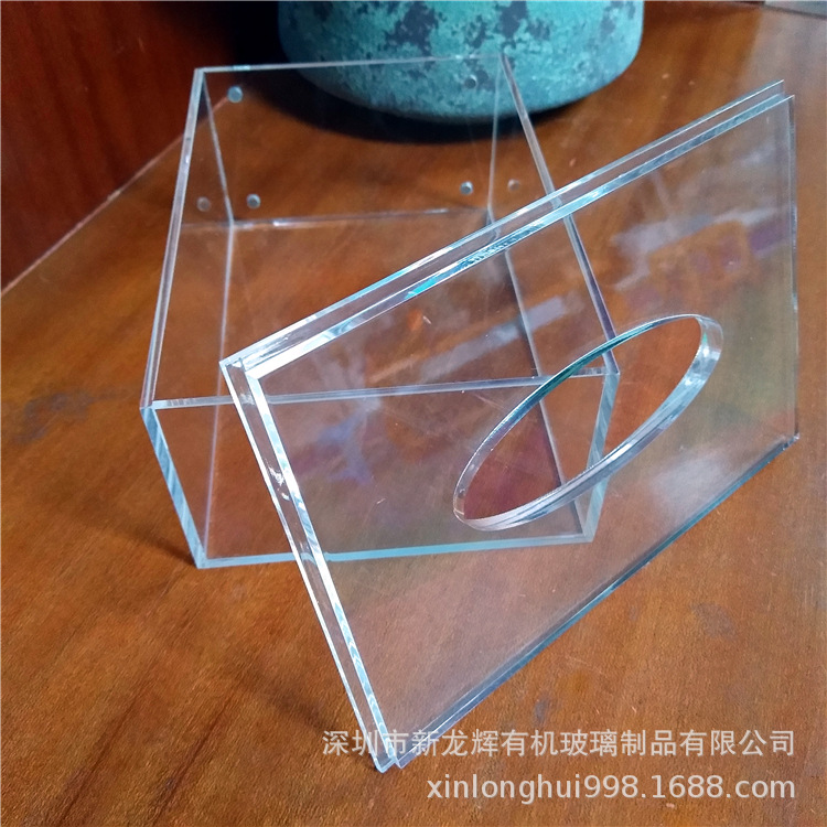 亚克力纸巾盒透明有机玻璃纸巾盒KTV酒店用品厂家直销支持定做