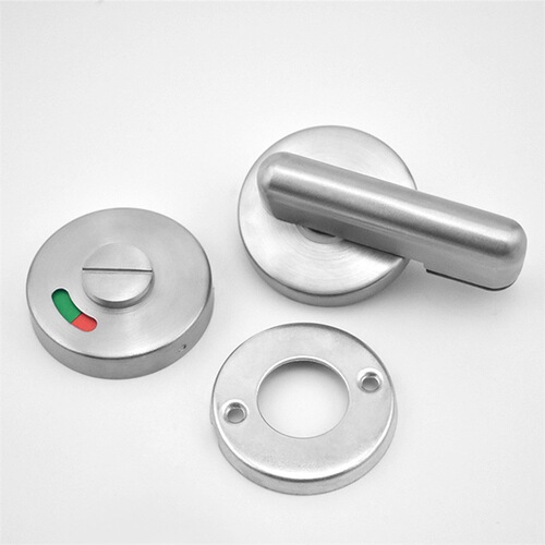 Bathroom hardware bathroom toilet partition accessories hinge handle thickened 304 stainless steel public toilet accessories