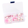 Children's hair accessory, cute jewelry, hairgrip, set, plastic gift box