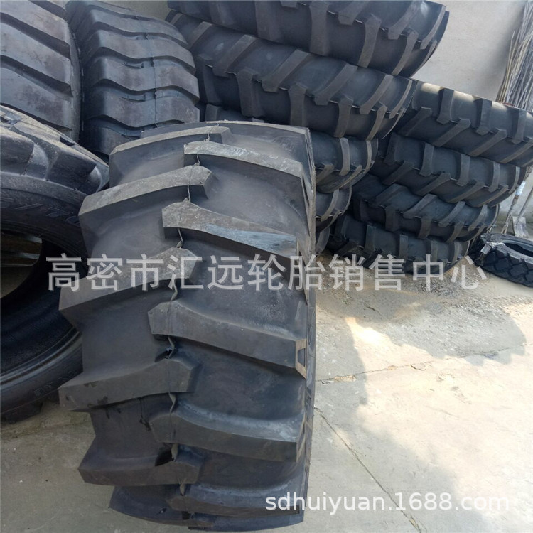 牌15-24人字花纹农用收割机轮胎拖拉机轮胎