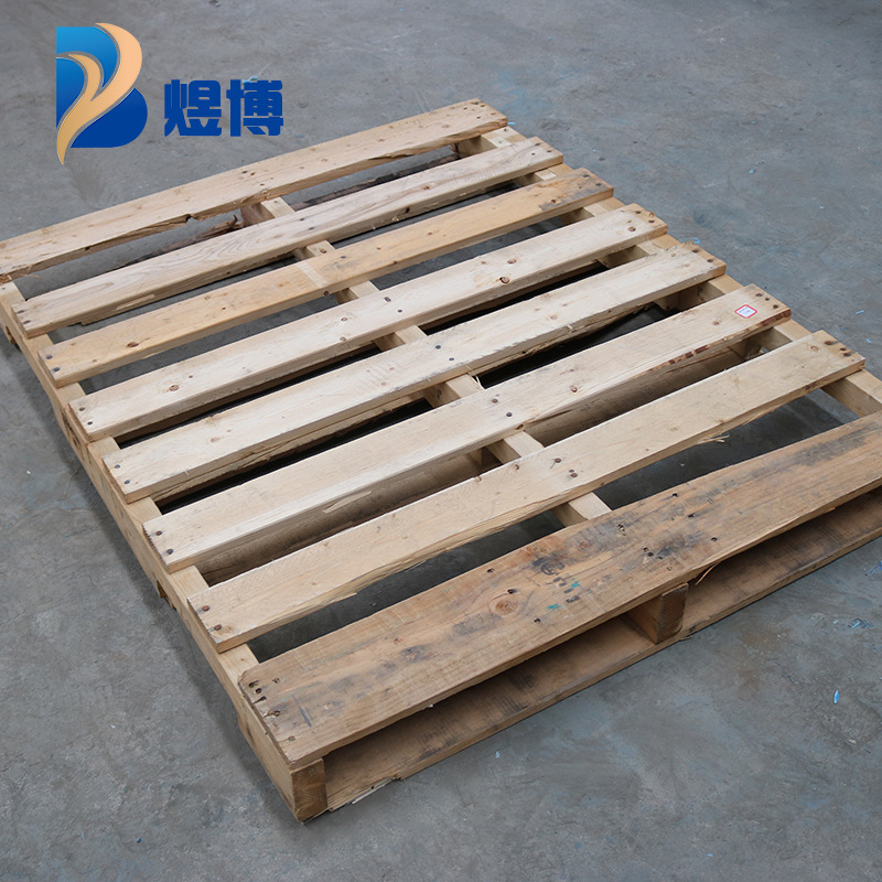 实木托盘 郑州四面进叉车托盘 物流运输木质卡板 川字木栈板批发