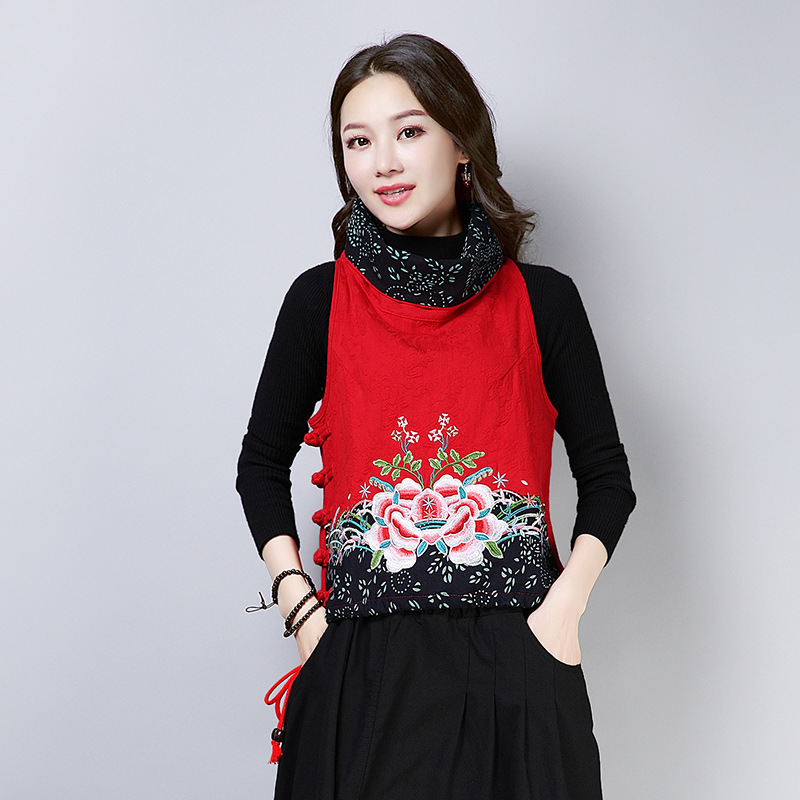 Gilet femme en Coton et lin - Ref 3317699 Image 4