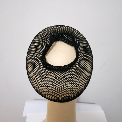 Delicate, Elastic Wig Net with High Stretchability, Black Headband-Style Women's Elastic Cap Wig Accessory