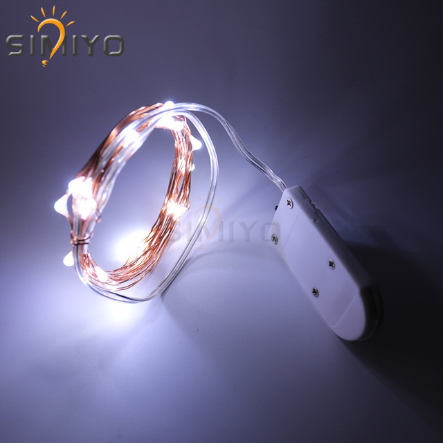 厂家热销led灯串铜线灯暖白2米灯cr32纽扣电池盒铜丝圣诞彩灯 价格 厂家 哪里买 我有货 B 5yoho Cn