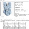 Brand denim children's summer cotton bodysuit, suspenders