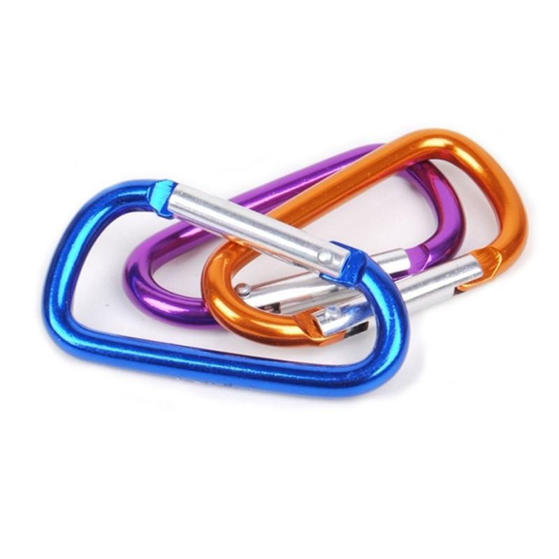 5号D型登山扣户外爬山扣铝合金多功能快挂钩扣|ru