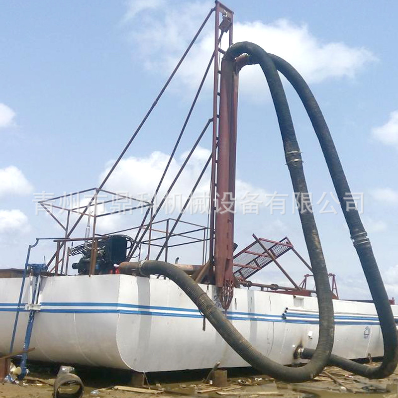 河道抽沙船吸沙船厂家 水库吸砂船 自抽自卸式抽沙船捞沙船设备
