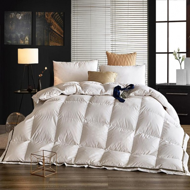 Down quilt 95 Winter is white goose down hotel quilt The quilt core winter keep warm thickening Double Goose down is wholesale