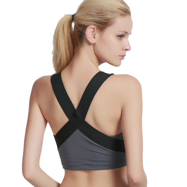 New sports bra nylon Yoga suit shockproof sports bra sports bra yoga sports vest