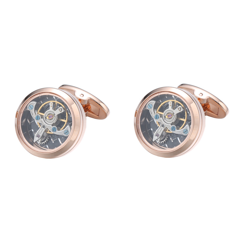 Movement cufflinks Famous watch tourbill...