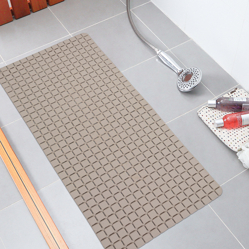 Mejorada 78x35 protección del medio ambiente baño ventosa piso estera baño ducha piso estera cuadrado baño bañera antideslizante mat