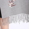 Cloak with tassels, scarf, 2021 collection, wholesale