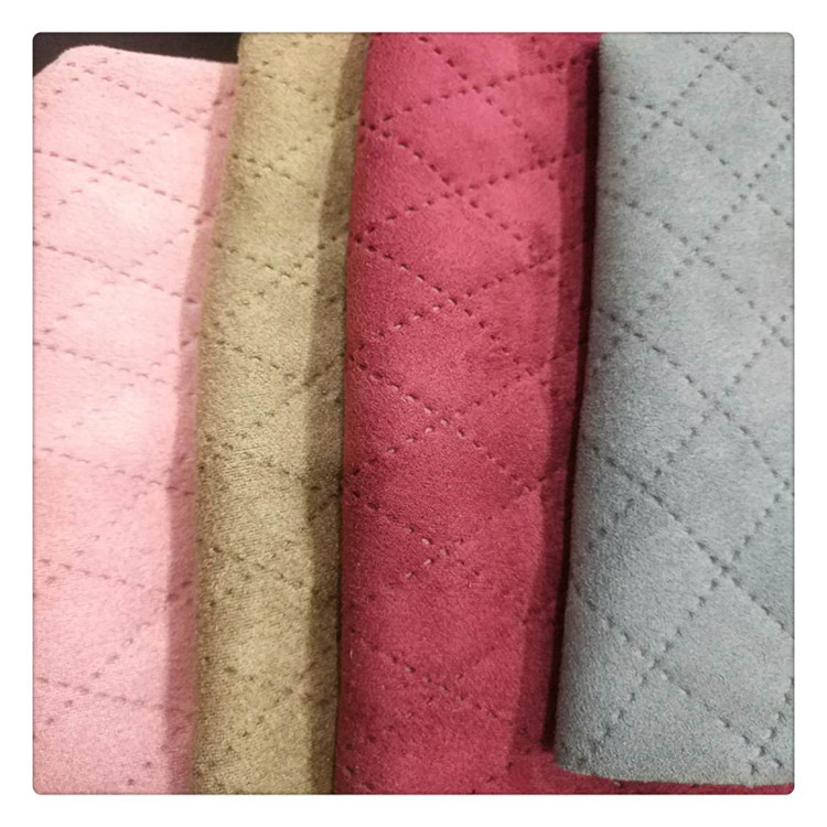 工厂直销 麂皮绒系列 麂皮绒空气层超声波手套礼盒箱包等系列面料